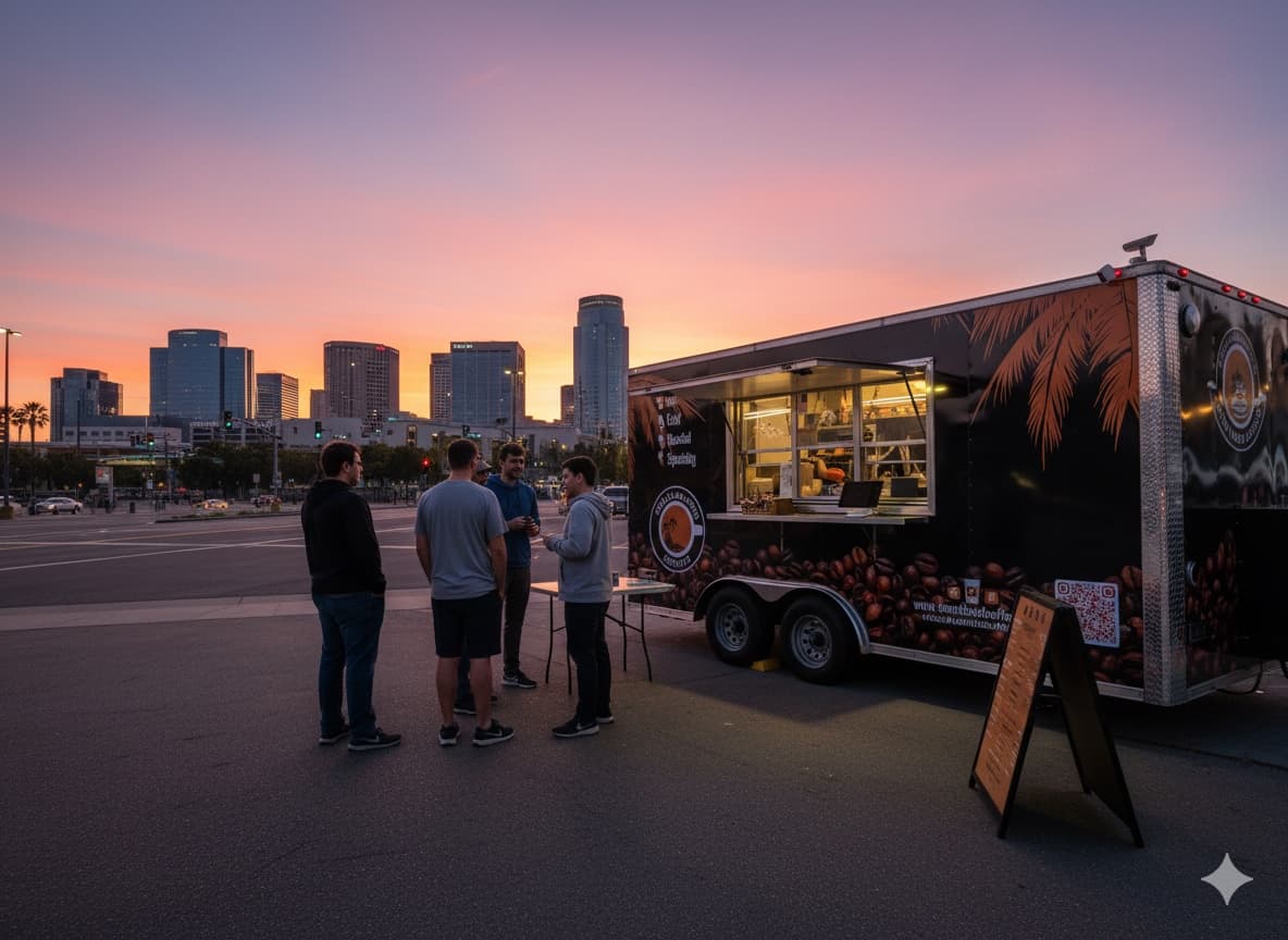 Our Kona Island Coffee truck in the Bay Area